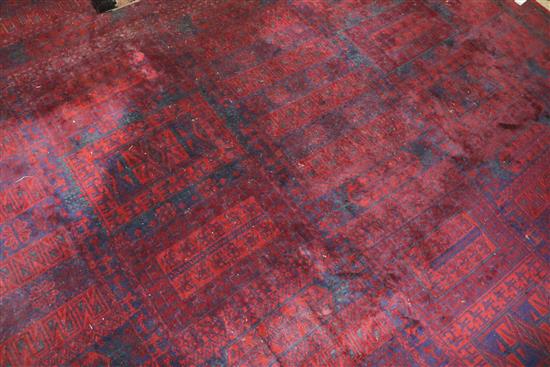 Red ground carpet